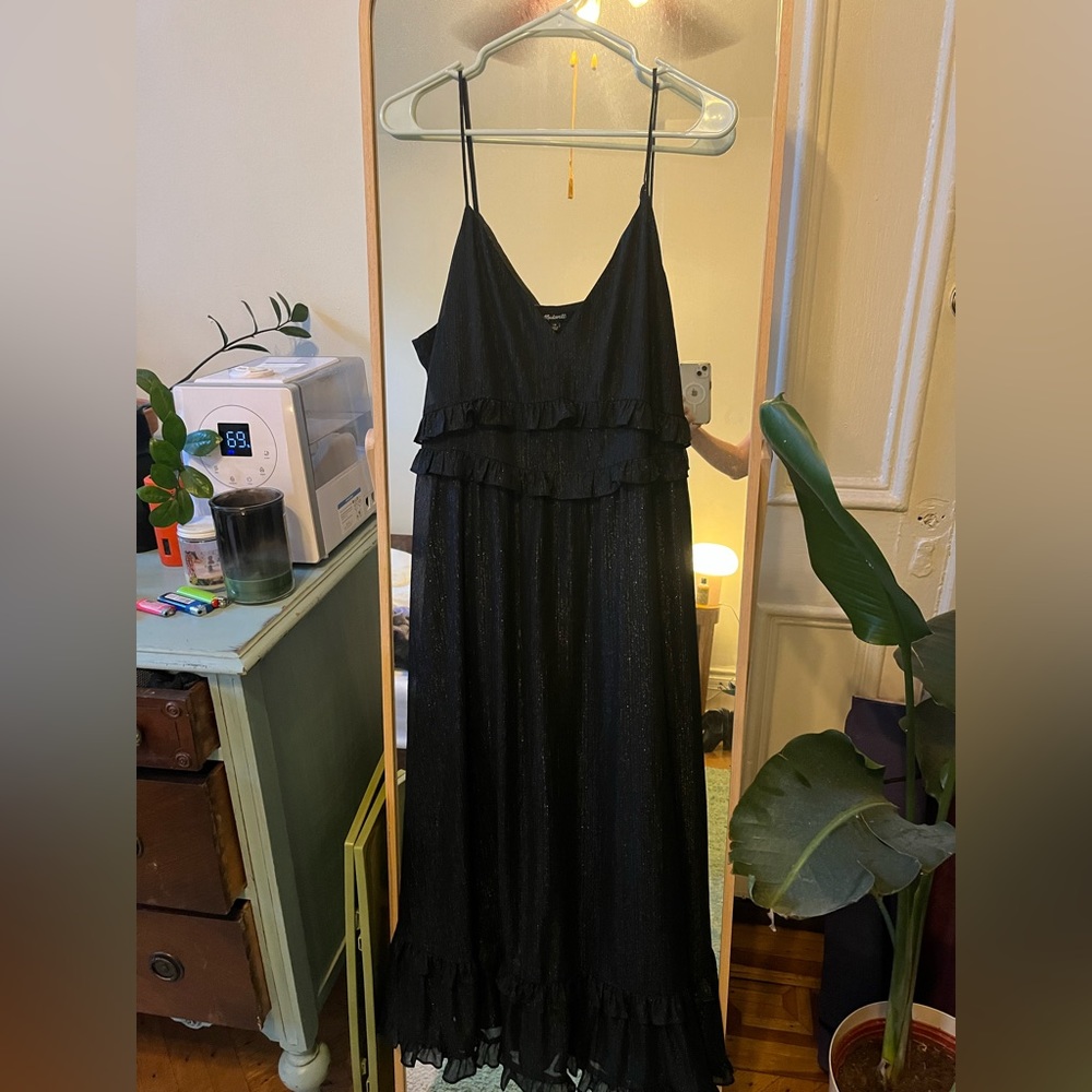 Sparkly black dress